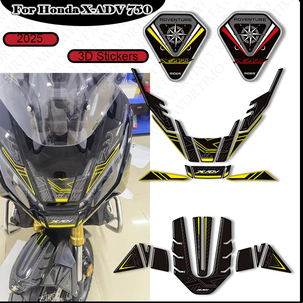 

Motorcycle For Honda X-ADV XADV X ADV 750 Adventure Protector Body Fender Shell Fairing Handguard Wind Deflector Stickers 2025