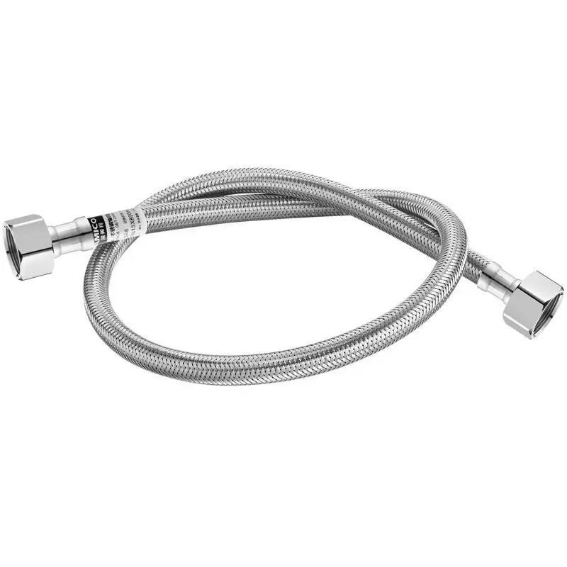 20/25mm 304 Edelstahl geflochtener Schlauch Warmwasser bereiter Toiletten winkel ventil Wasserhahn heißes kaltes Wasser Einlass rohr – Detail 1