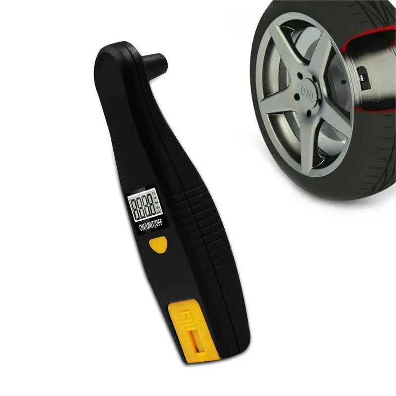 

Tire Pressure Gauge 2-in-1 Digital Tire Pressure Gauge Heavy Duty 100 PSI 4 Settings Air Gauge Tire Pressure Digital Tire Gauge