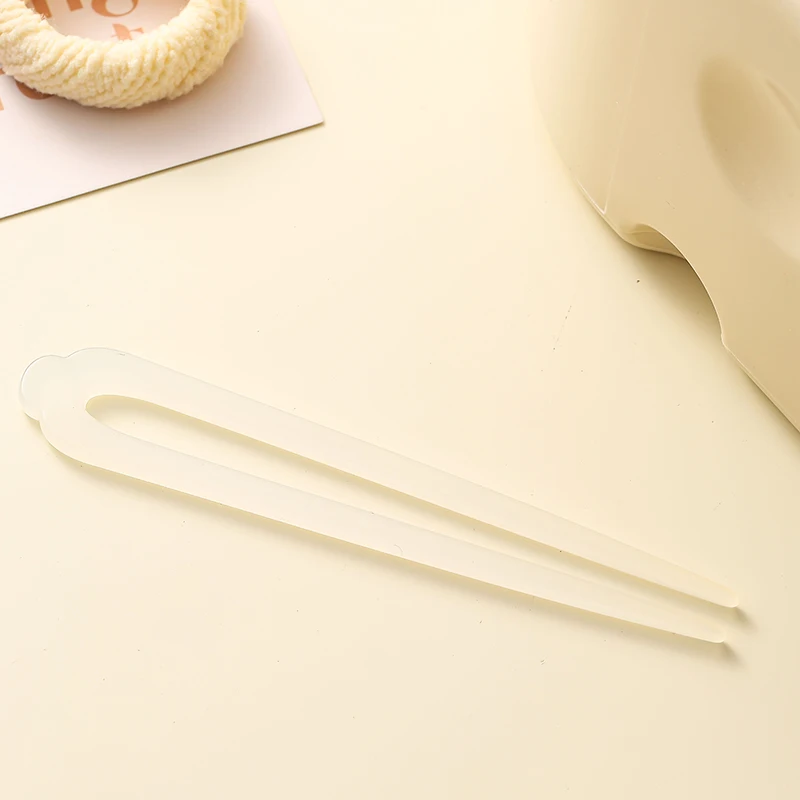 Essigsäure U Form Haar Sticks Haarnadel Brötchen Solide Haar Essstäbchen Chinesischen Stil Haar Gabel Geometrische Kopfbedeckung Haar Zubehör – Detail 9