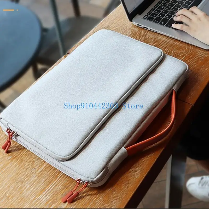 652F 16inch Laptop Computer Bag Carrying Case Water Repellents Fabric Briefcases