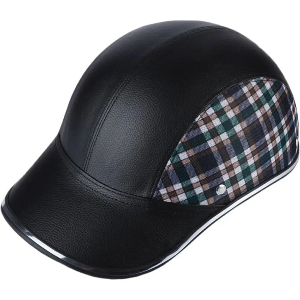 

Classic Baseball Cap Style Bicycle Helmet Adjustable Strap Safety Motorcycle Half Helmet Hard Half Face Bike Hard Hat MTB