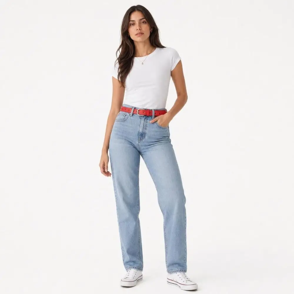 Versatile Hollow Heart Waist Belt Alloy Buckle PU Leather Jeans Belt Needle Buckle Denim Match Leather Belt For Women Lady