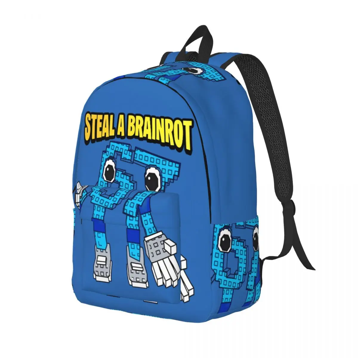Bruh Steal A Brainrot 67 Six Seven Backpack Middle High College School Student Funny Brainrot Meme Bookbag Teens Daypack Outdoor