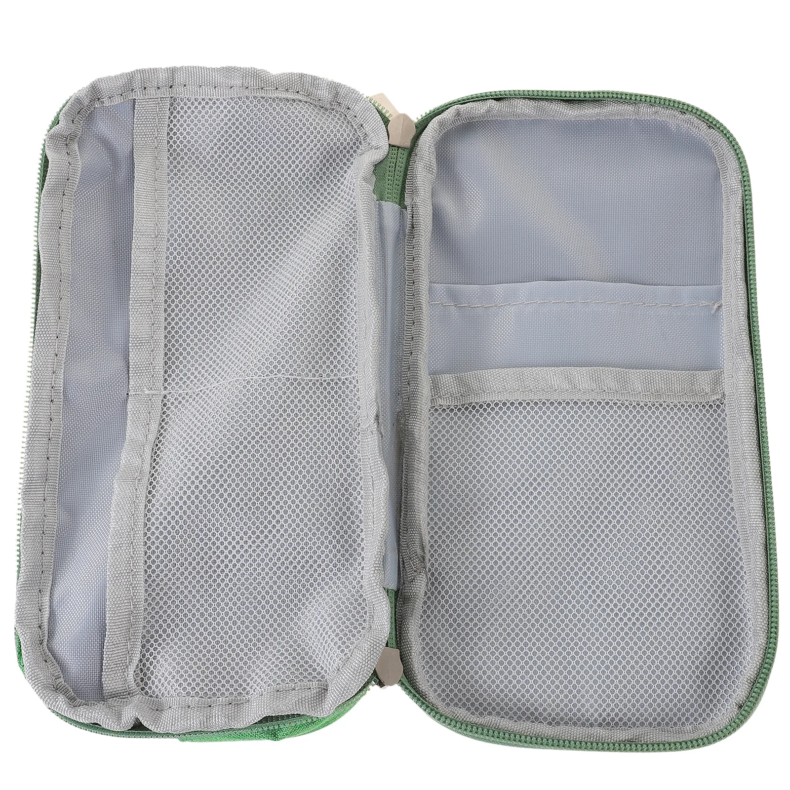 3 Layers Large Capacity Portable Pen Pouch Zipper Storage Case Simple Design Multi-Function Organizer School Stationery Supplies