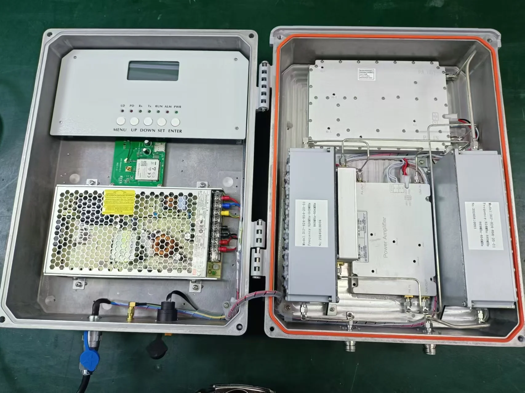 Industrial Grade With 43dBm High Powerful 2G 3G 4G 5G Single Band Mobile Signal Repeater Support Customization