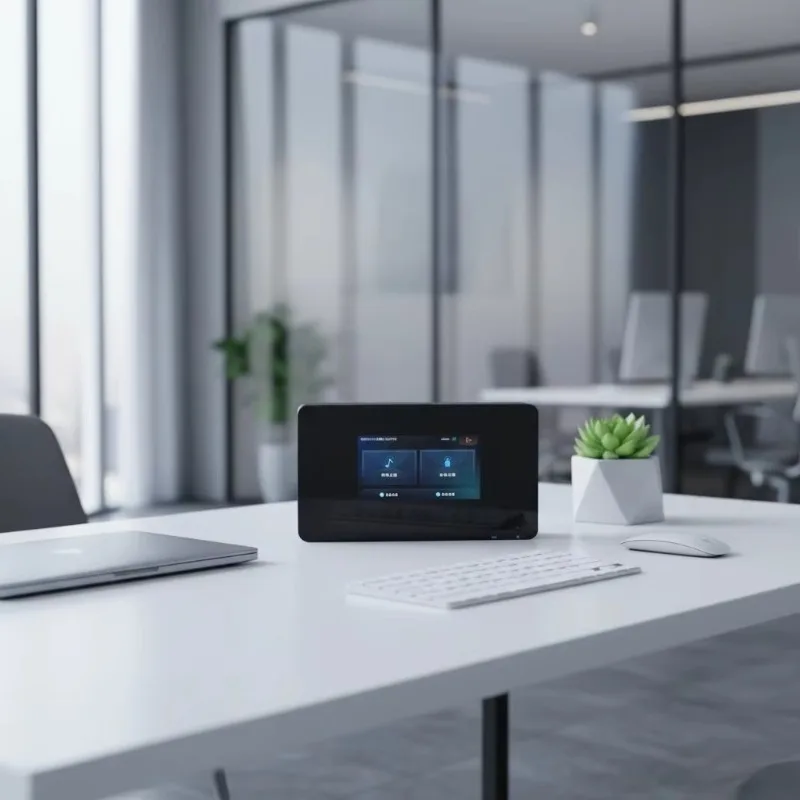 IP-9611AOT-BS BS Architecture IP PA System Network Wall-Mounted Terminal 5-inch HD Screen with Automatic Backup Function