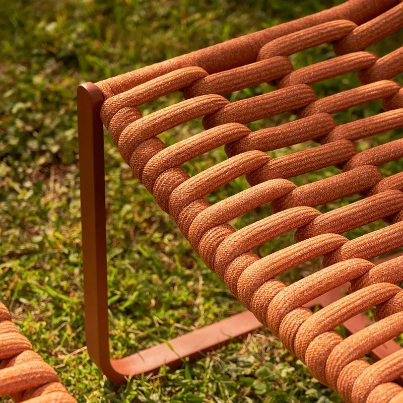 Sofá de vime ao ar livre varanda cadeira de vime sofá cama de solteiro e café da manhã lazer ao ar livre sofá de vime pedal