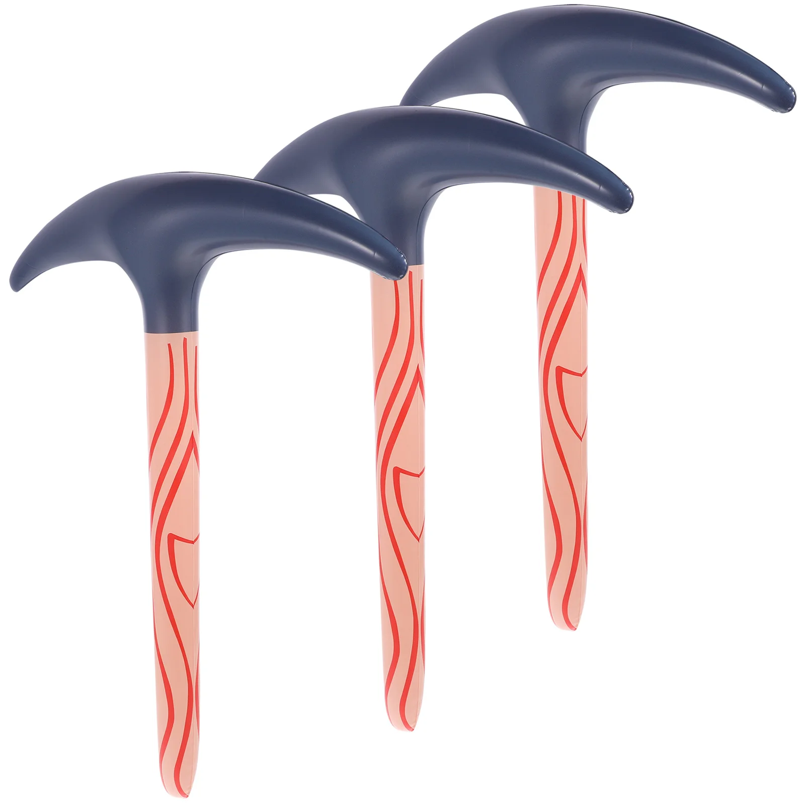 

3pcs Inflatable Pickaxe Toy Funny PVC Inflatable Pickaxe Large Pickaxe Toy Halloween Party Favor Decorations Party Supplies