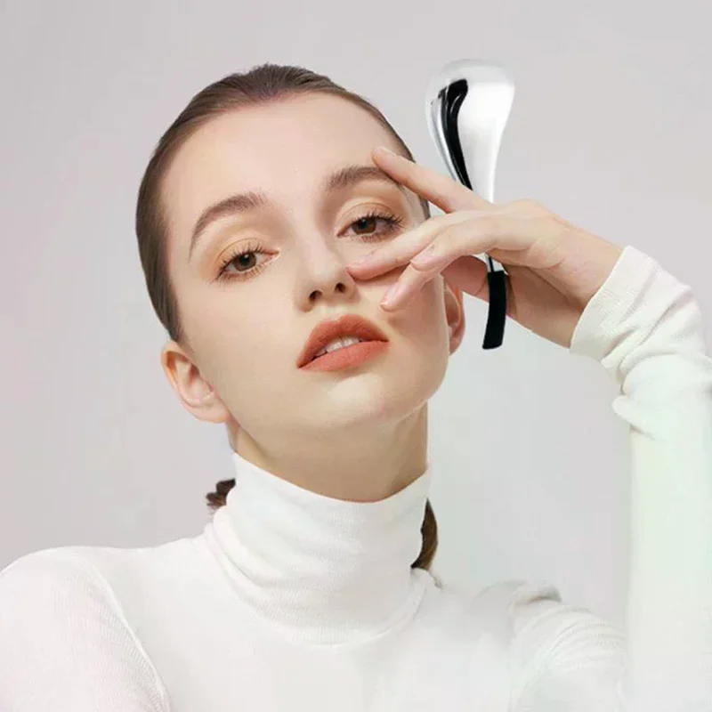 أداة العناية ببشرة الوجه من آيس جلوبز للوجه والعينين من الفولاذ المقاوم للصدأ أعواد التبريد للتجميل للنساء كولينج سبا كرات الأسطوانة الباردة