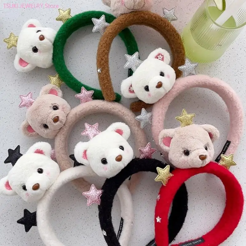 62ke teen girl dessin animé bandeau en peluche forme casse-tête adulte dessin animé casque carnivals fête costume costume