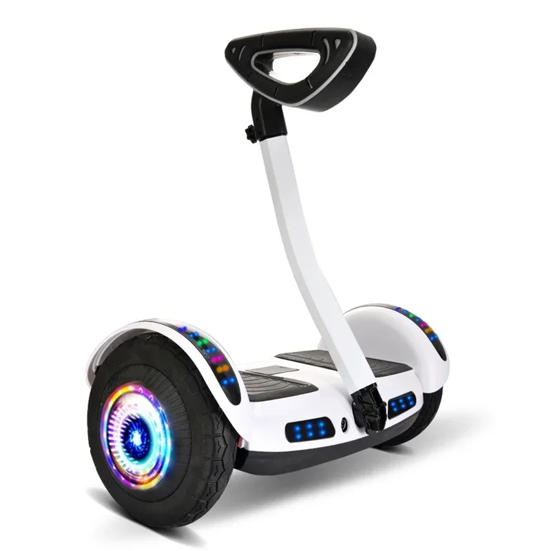 self balancing hoverboard 8/10 inch 36/54V Kids Adult Smart Handle Leg Bar Electric Scooter 2 Wheel Stand Up Self Balancing Hove