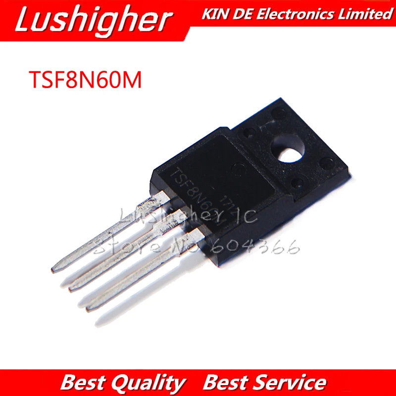 10PCS TSF8N60M TO-220F 8N60 8A 600V TSF8N60 TO-220