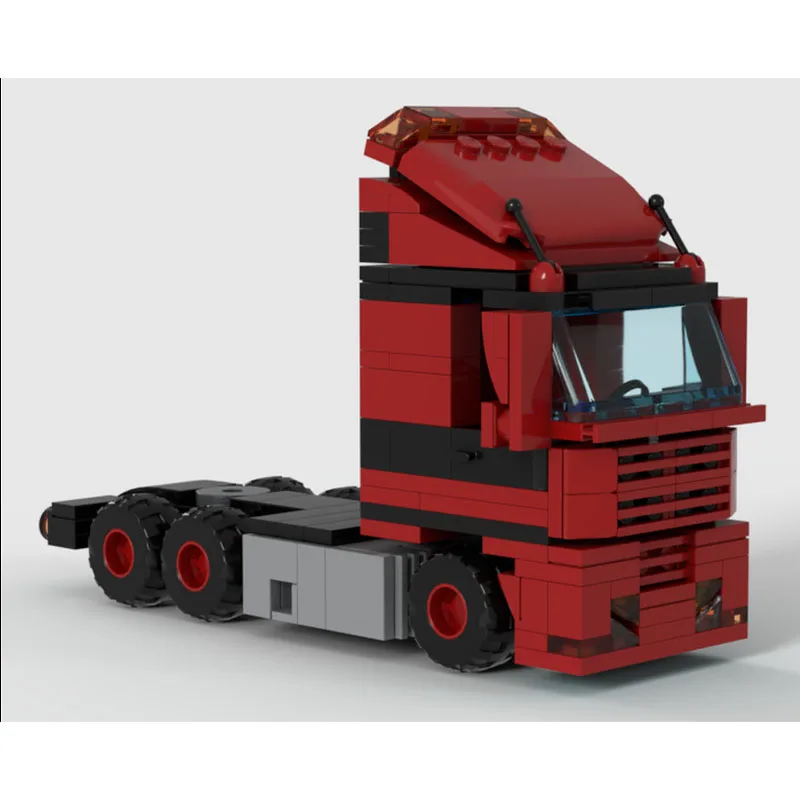 

Конструктор MOC-219779: Новая модель красного мини-грузовика с полуприцепом, 215 деталей. Игрушка для мальчиков, подарок на день рождения или Рождество.