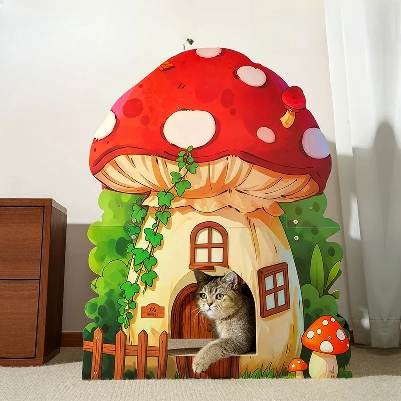 

Cat scratching board, cat climbing frame, thickened corrugated paper, scratch-resistant and not easy to drop debris,