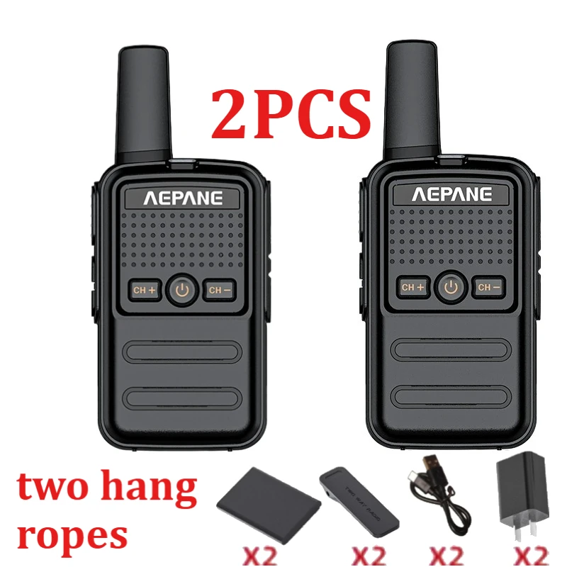 AP-M200 Walkie Talkie Transmitter Rechargeable Thin Uhf Wireless 16 Channel Kids Mini Walkie Talkies Two Way