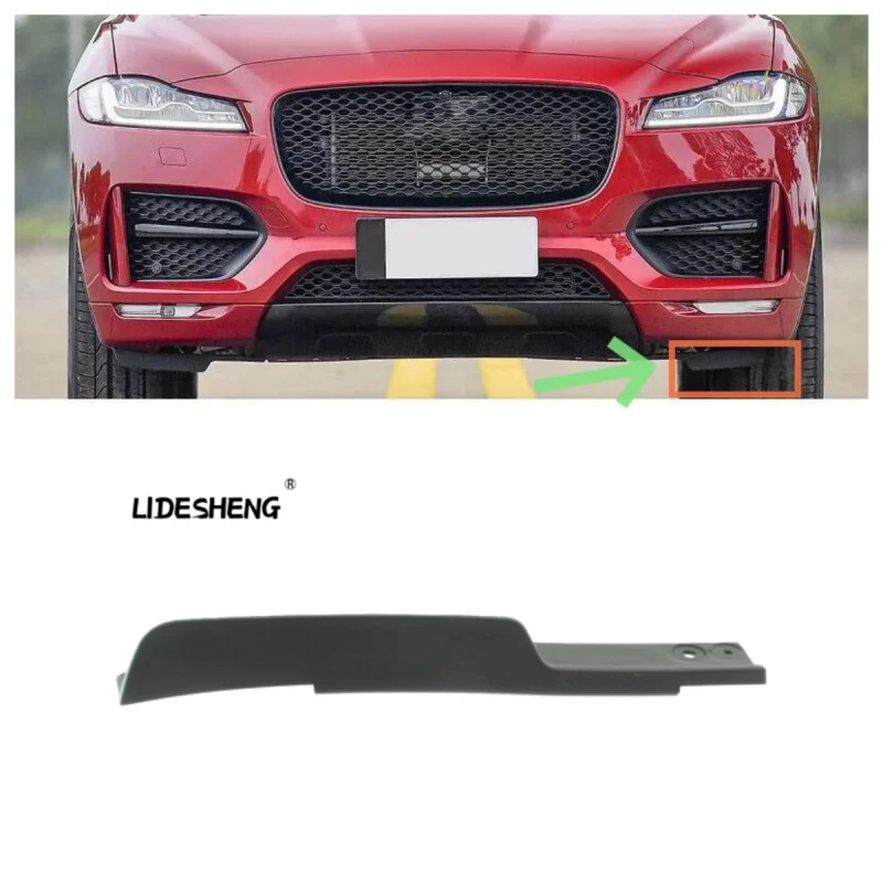 

T4A6254 Передний левый бампер со стороны водителя, нижний дефлектор воздуха для Jaguar F-Pace 2017-2019