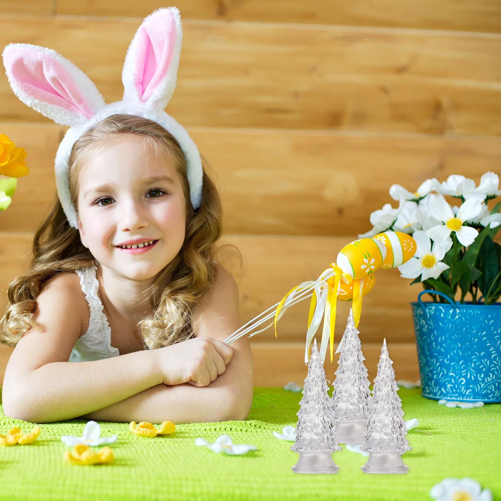 

6Pcs Christmas Tree Night Lamps Colorful Flickering Desktop Night Lights Home Party Decoration Desktop Christmas Tree Light