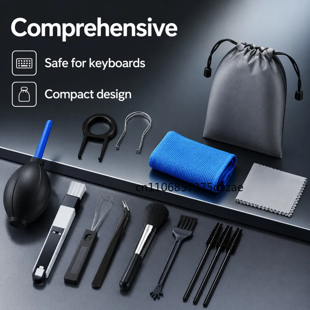 Kit de nettoyage pour appareil photo numérique sans miroir, pour écran d'ordinateur portable, clavier, souffleur d'air, adapté au nettoyage des objectifs Canon Nikon