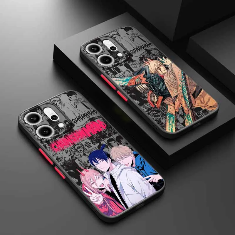 

Chainsaw Man Anime Cover For Vivo V50 X70 V29 V25E V23E V21 V20 V19 V17 V15 V11i Y19 Y17 Y16 Y15S Y04 Phone Case
