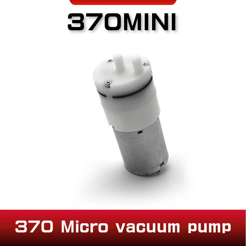 DC12V 370 Electric Micro Diaphragm Vacuum Air Pump Mini Booster DIY Replacement 964E