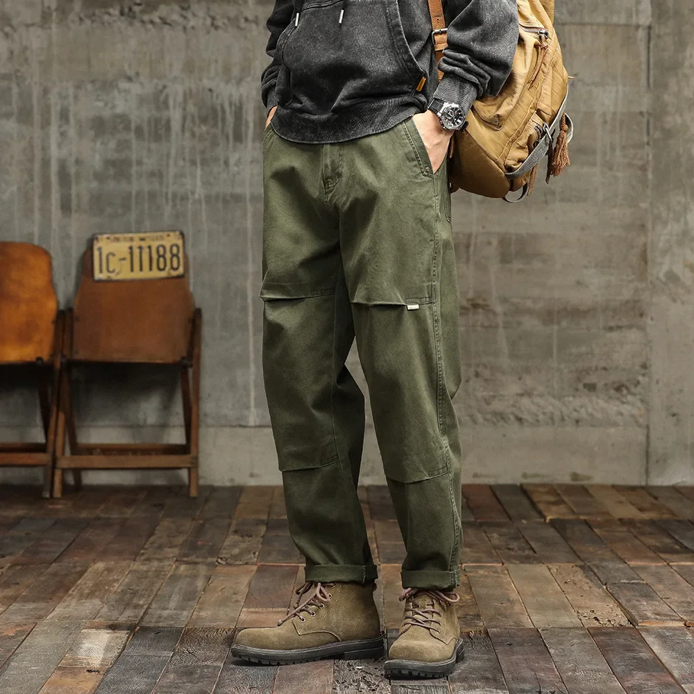 

Vintage Cargo Fashion Pants For Men Spring And Autumn Loose Baggy Casual Hip Hop Streetweat Full Length Trousers Cut Design