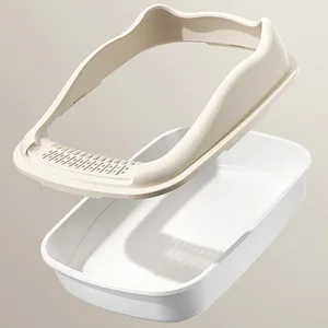 Sandbox with cat spoon, small semi-made animals, dog tray, sand, cat accessories 10 Main Sales Sand Box for Cats - №9