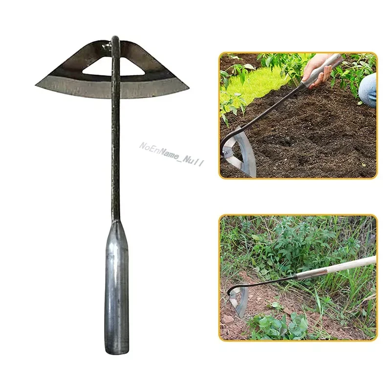 

Steel Hardened Hollow Hoe Handheld Weeding Rake Planting Vegetable Farm Garden Tools Agriculture Tool Weeding Accessories