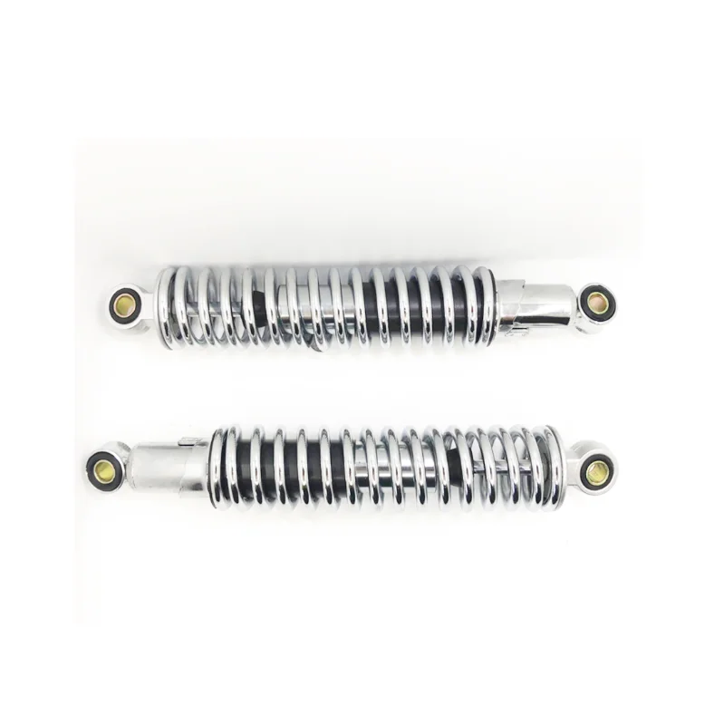 8mm Spring 345mm SHOCK ABSORBERS FOR KAWASAKI Z900 KZ1000 HONDA CB750 F2N Dirt Bike Gokart Quad ATV Scooter  chrome