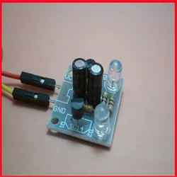 Transistor Multivibrator Circuit Kit, Easy LED Flashes Kit, 5mm