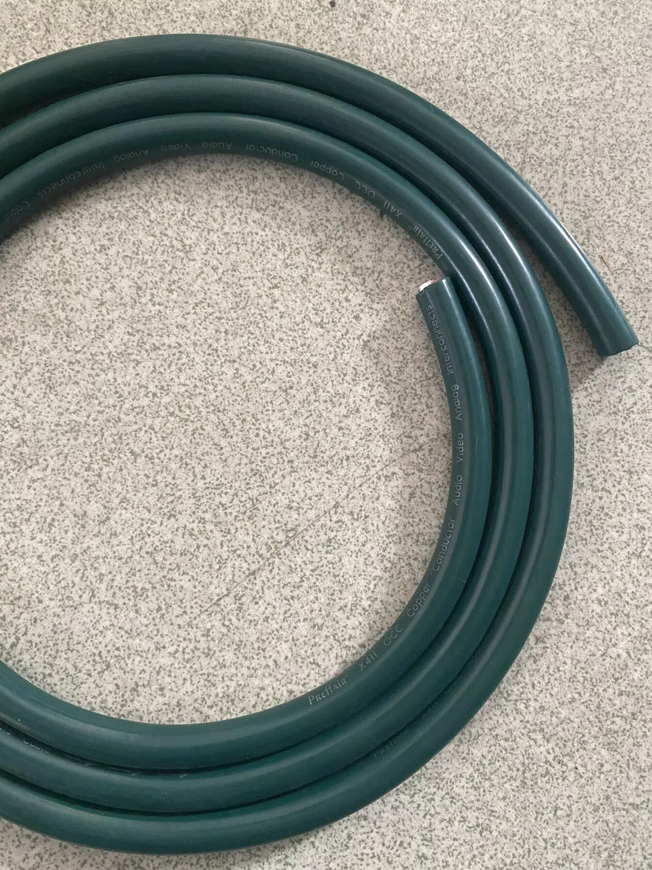 Preffair OCC Copper Audio Signal Cable Bulk Audio Wire DIY line