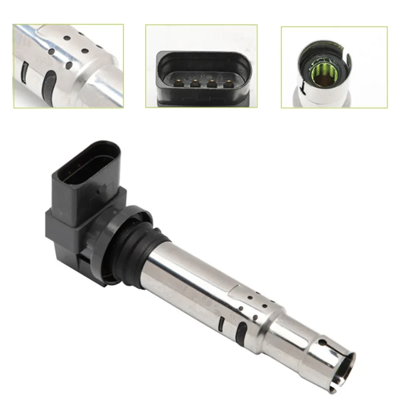 

A82M-Ignition Coil Iridium Spark Plug 036905715G 036905100A 036905100B For VW Golf