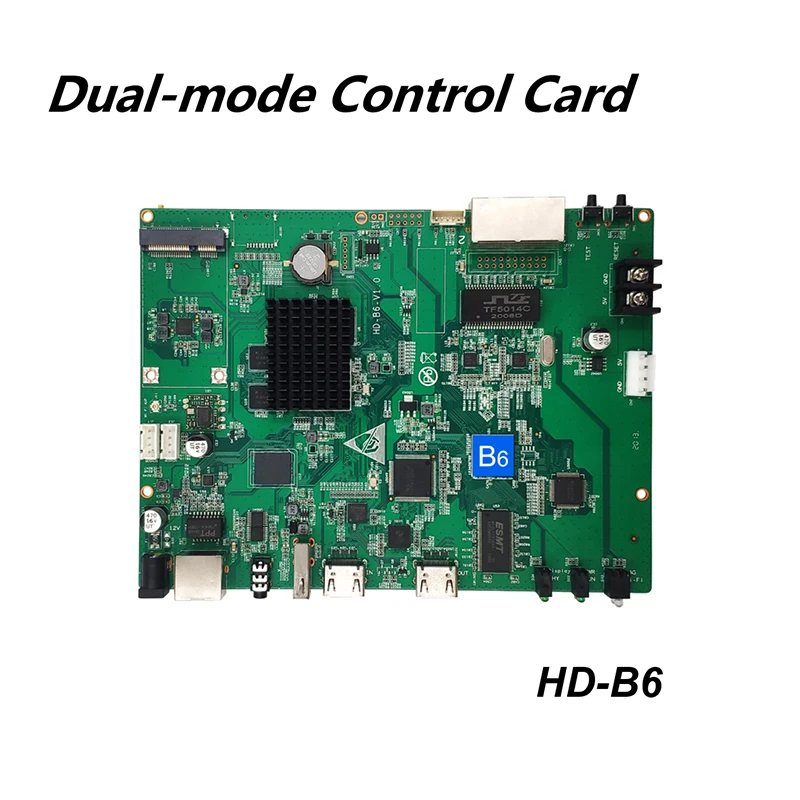 Imagem -02 - Huidu Duplo-modo Controlador Especial Cartão Hd-b6 Suporte Wi-fi Entrada Hdmi para Led Tela do Cartaz e Tela de Exibição de Espelho Led