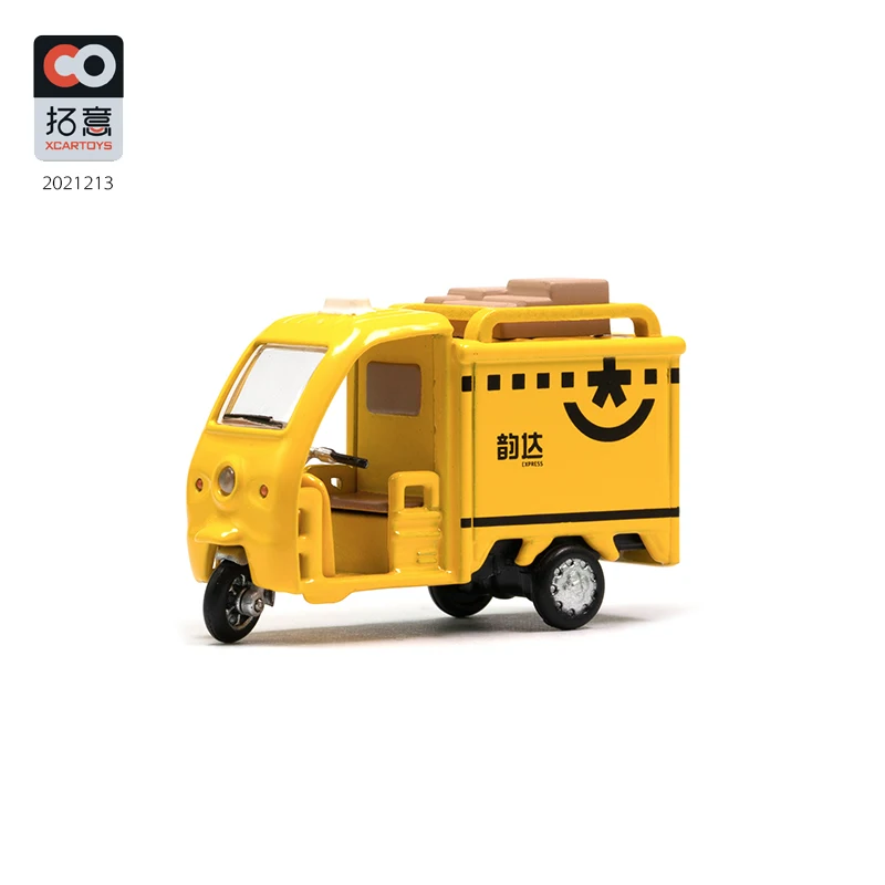 Xcartoys 1:64 Yun-da Express Tricycle NO.213 Simulation Model Car