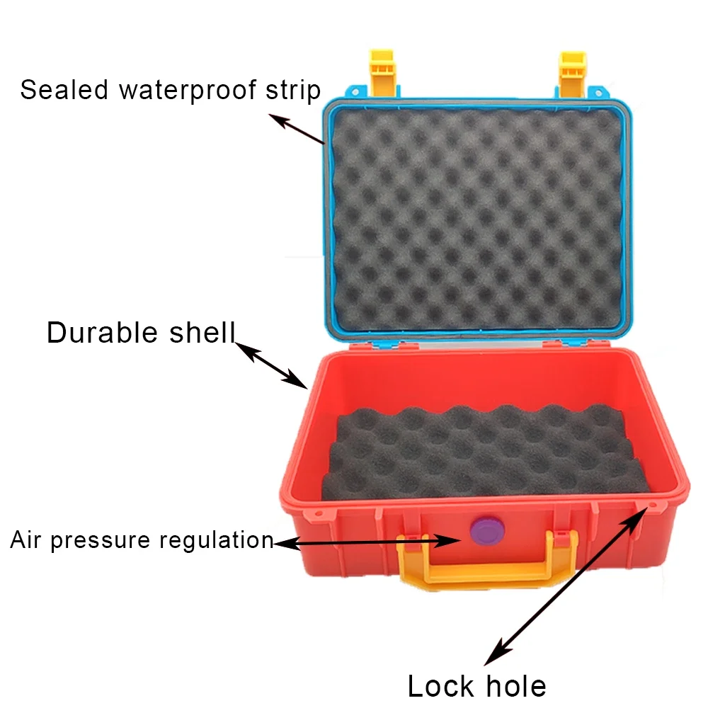Waterproof Tool Storage Box Watch Case Protection Box Protective Sponge Shockproof Storage Case Electric toolbox