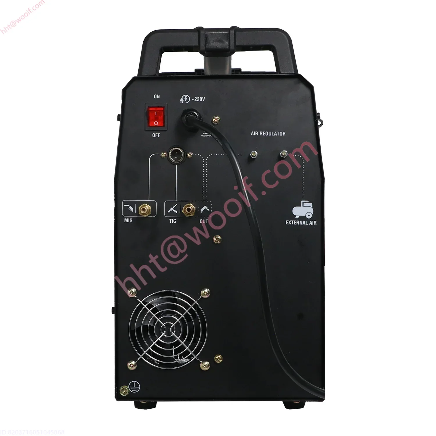 Decapower Single Phase Gas Gasless MMA TIG CUT MIG Pulse 6 in 1 Arc  Welding Machine 200A