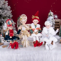Hanging Decorative Elf Dolls Christmas Tree Pendants Masked Toys Ornaments Elf Gifts Home Decor Decoration Maison Xmas Natal