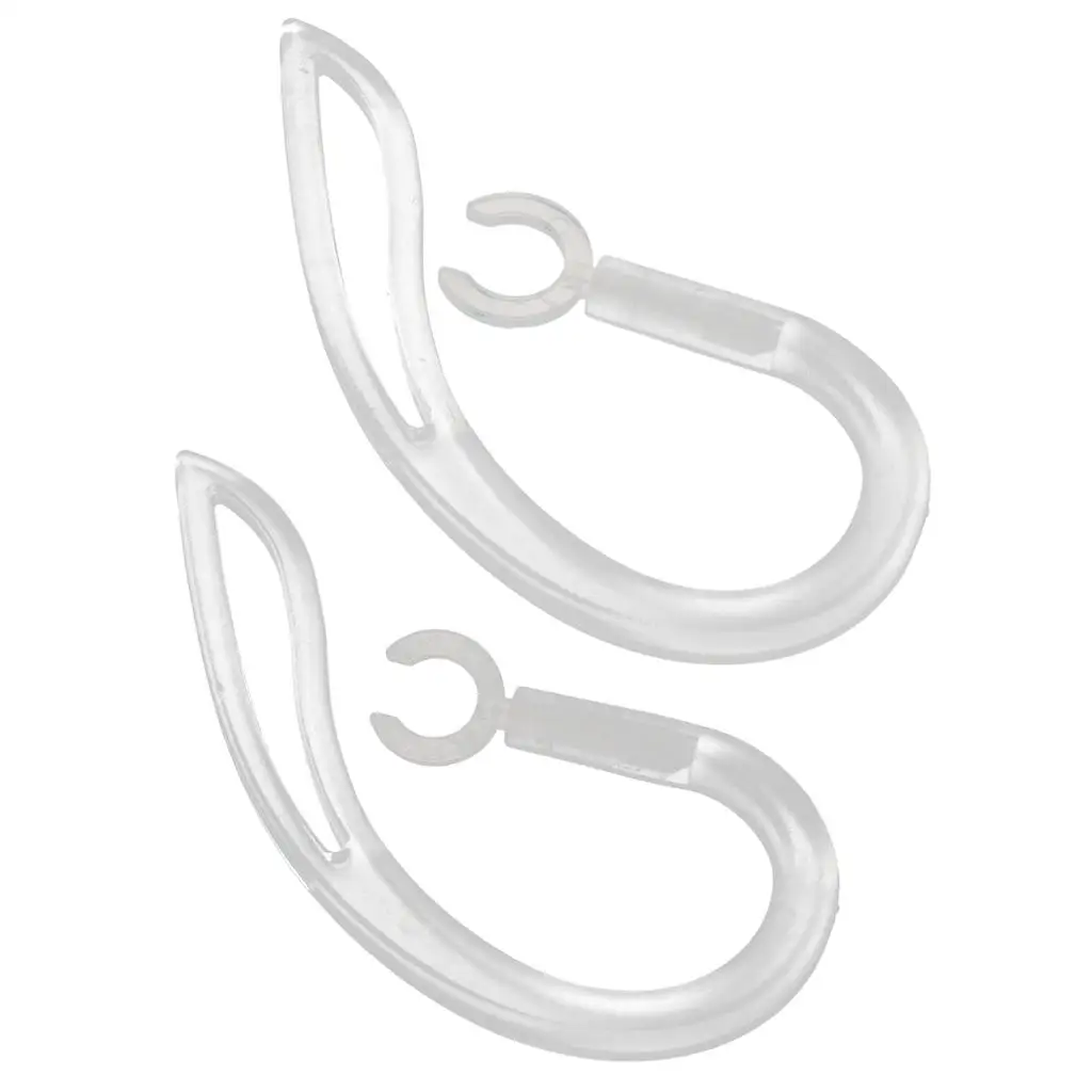 Earloop Eartip Kit Transparent Silicone Headset Ear Hook for Universal Wireless Earphones and Ear Headphones