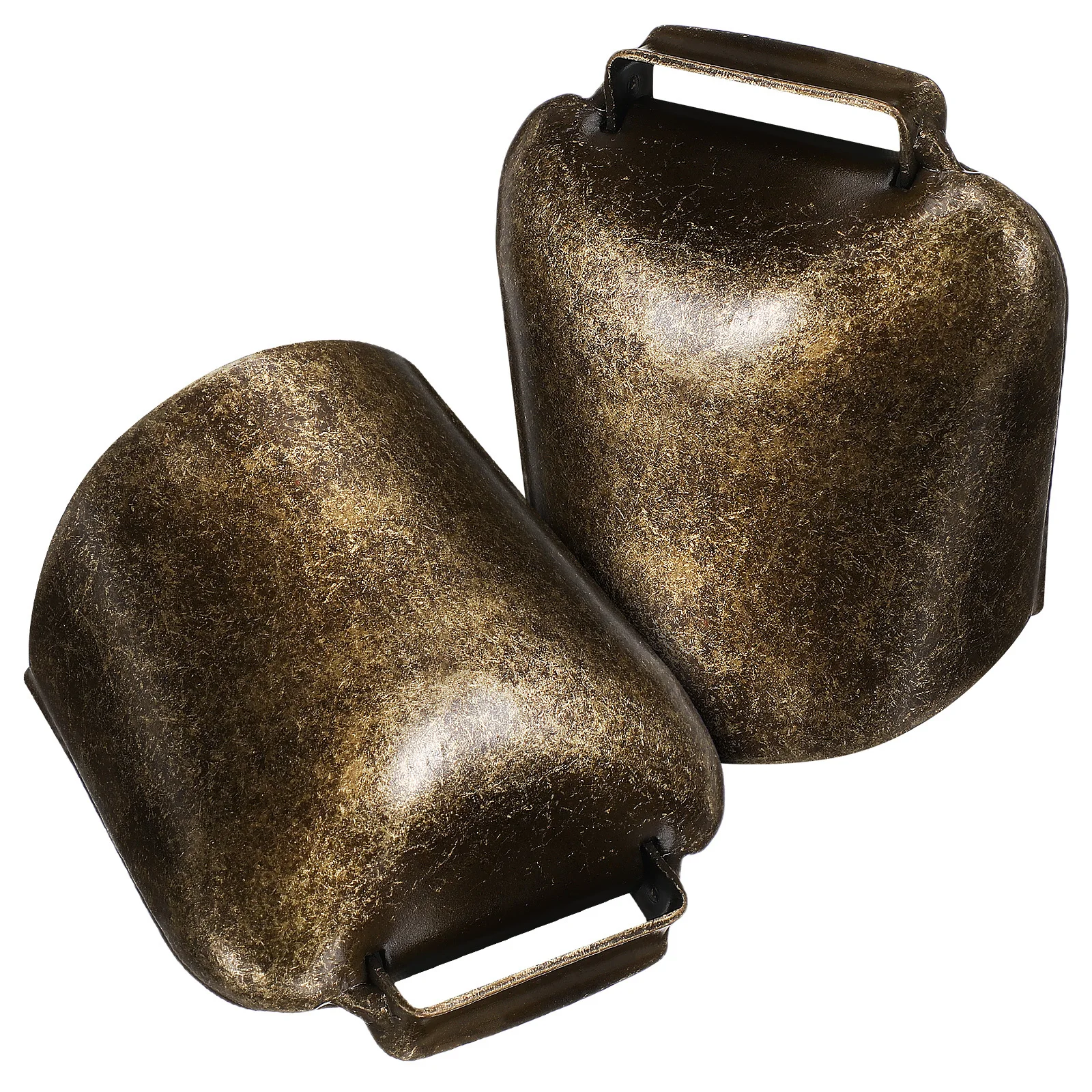 2 pcs Thickened Cow Sheep High-Quality Iron Animal Hanging Bell For Farming Livestock Anti-Lost Device Bell Decor For Horse Cow