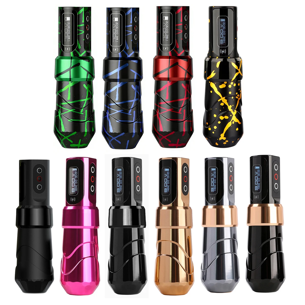 DM Flux MAX Wireless Tattoo Machine Coreless Brushless Motor 4.0MM Stroke 2400mAh Large Capacity 1 Battery for Permanent Makeup