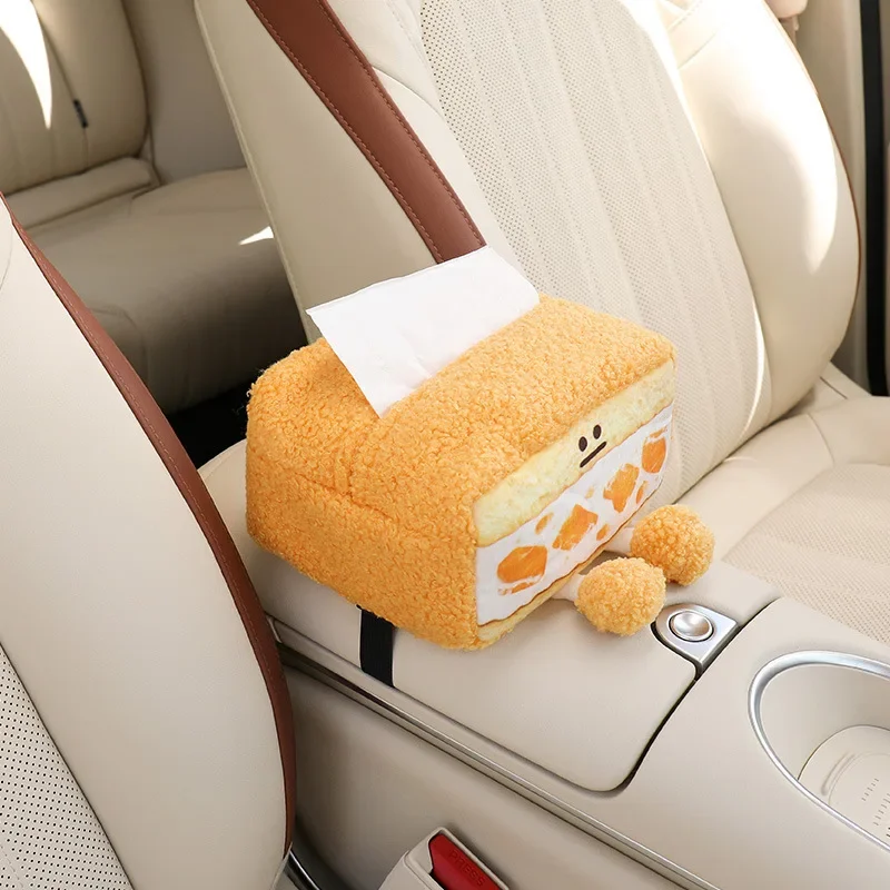 Creative and Cute Armrest Box Car Hanging Paper Drawer Celebrity Lady Creative Cute Car Seat Front Hanging Drawer