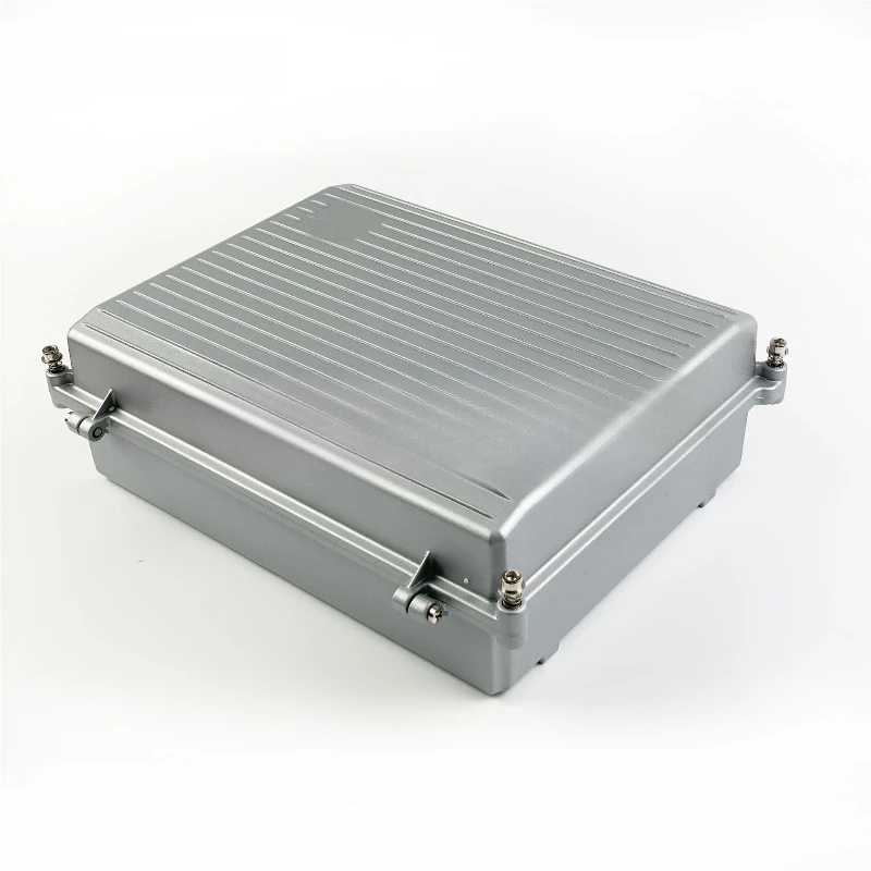 027A 256 * 200 * 86MM non-porous, outdoor die-casting aluminum waterproof box, wireless AP bridge waterproof shell