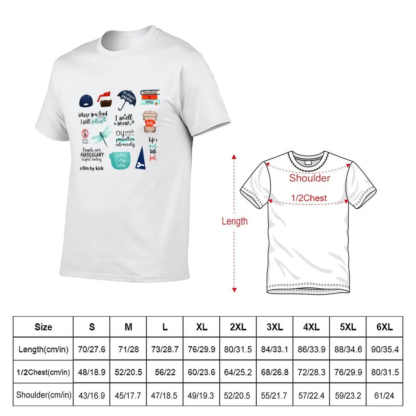 Bigger Sticker pack: I smell snow, In omnia paratus, a film by kirk T-Shirt anime tshirt vintage graphic tee mens fashion