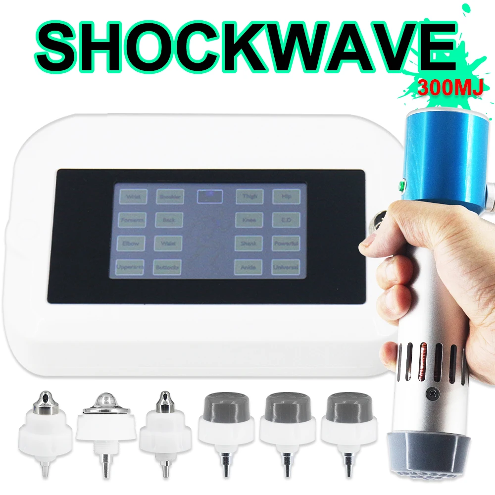 

2025 Physiotherapy Shock Wave Therapy Machine For ED Treatment And Shoulder Pain Relief Body Massage Relaxation 300MJ Massager