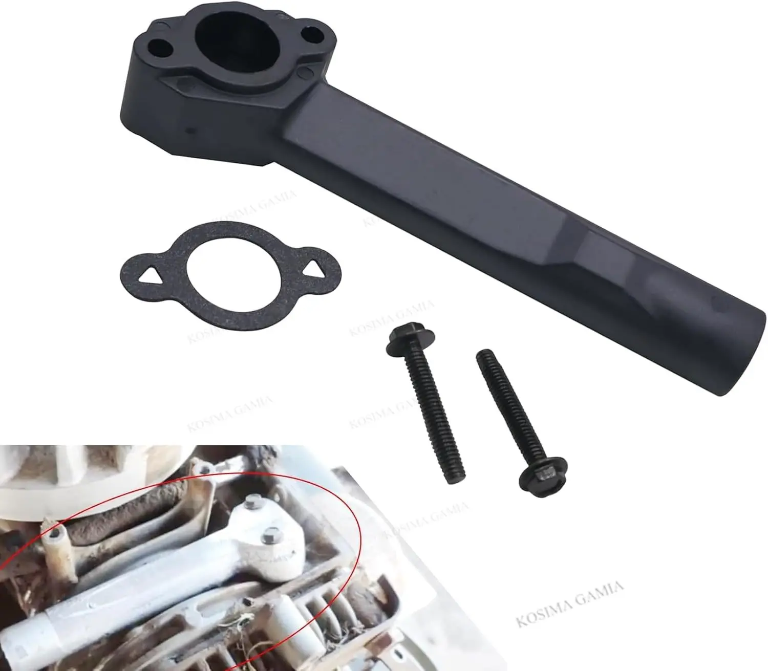 

699644 Впускной коллектор, комплект впускного коллектора для газонокосилки, сменная деталь впускного коллектора двигателя, для Briggs & Stratton