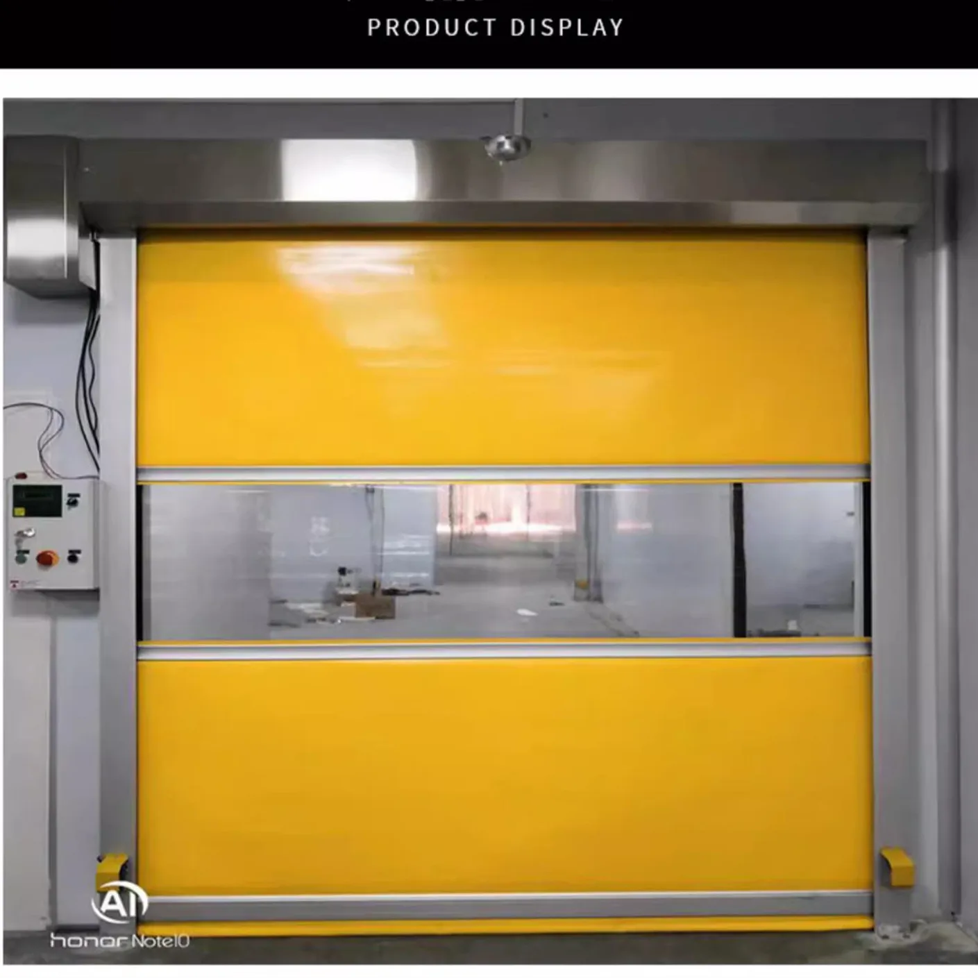 Food Factory Automatic Rapid Roller Shutter Door Industrial Pvc Fast Gate/High Speed PVC Fast Rolling Door Zipper Type door