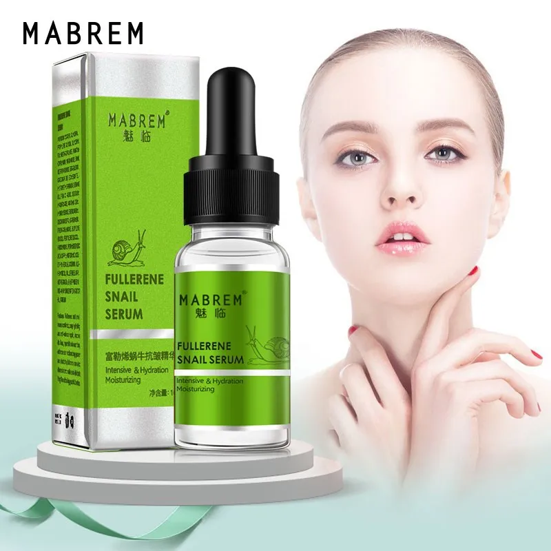 MABREM Pomegranate Fine Pores Face Serum Whitening Plant Skin Care Anti Aging Anti Wrinkle Cream Reduce Acne Marks Care 10ml