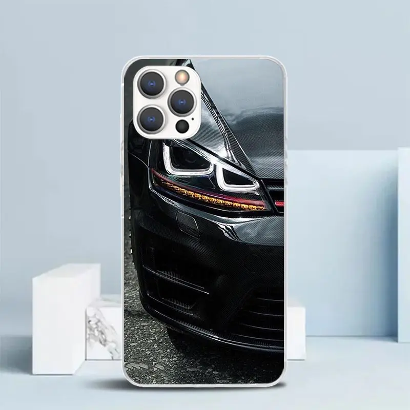 Sport Car Golf R 7 Phone Case For IPhone 16 17 17E 16E 15 14 Plus 13 Mini 12 11 Pro Max 7 8 + SE 2020 Air Soft TPU Cover 16 17 A view 2