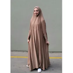 Islamic Clothing Turkey Prayer Garment Y2K Dubai Abaya Muslim Dress Women Long Sleeve Robe Kaftan Batwing Dress Kebaya