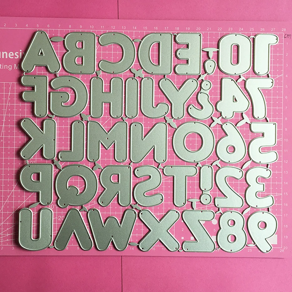 3.7CM height English Alphabet letters Scrapbooking Cutting Dies clearance hot sale DIY Paper gift Card Making metal craft